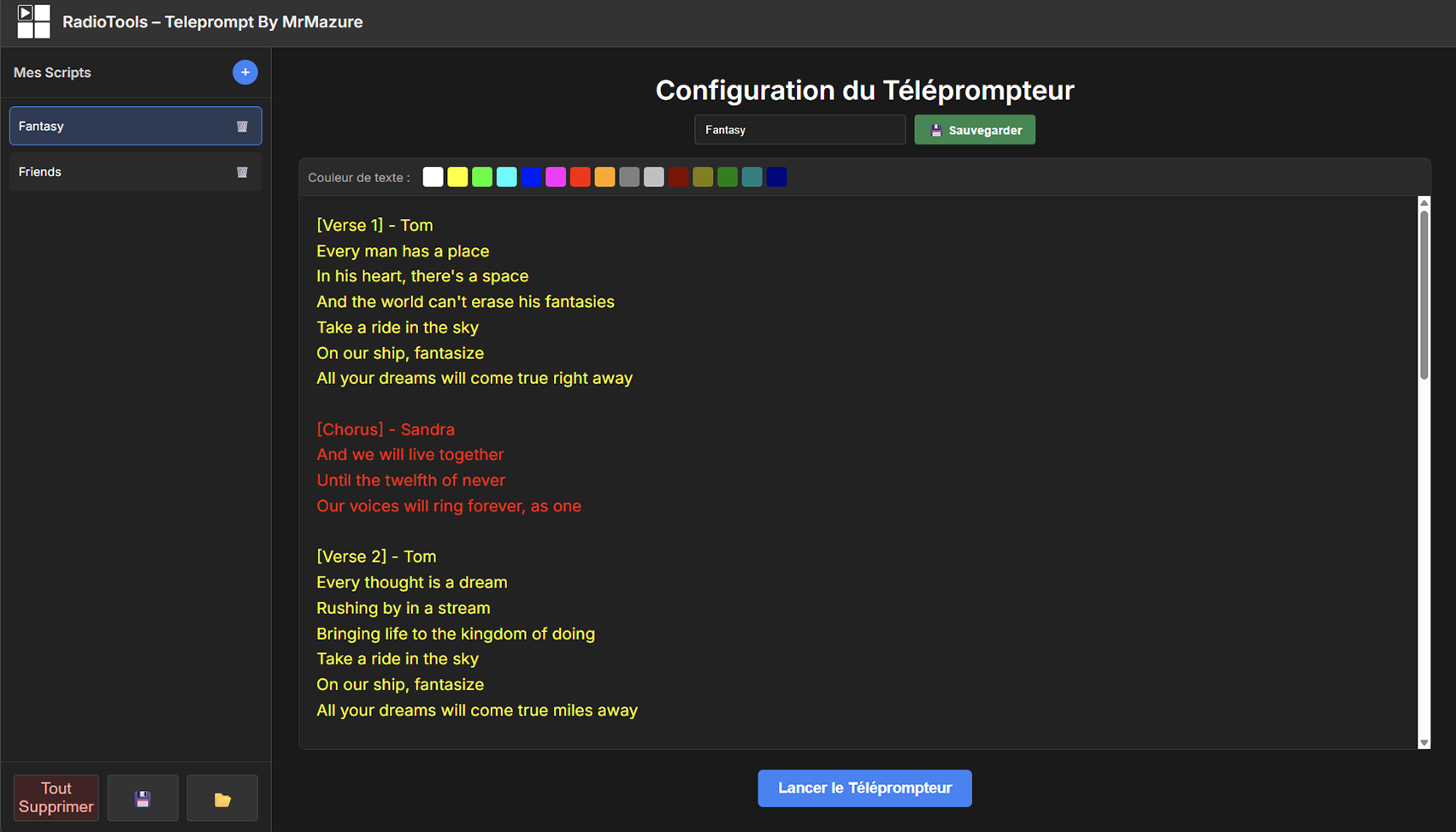 Téléprompteur